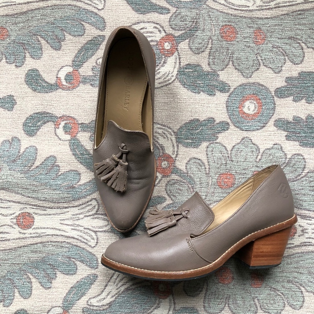 Poppy Barley Stacked Heel Loafer